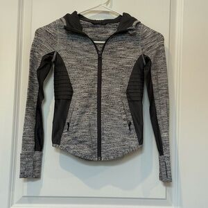 Ivivva Black and Gray Textured Jacket